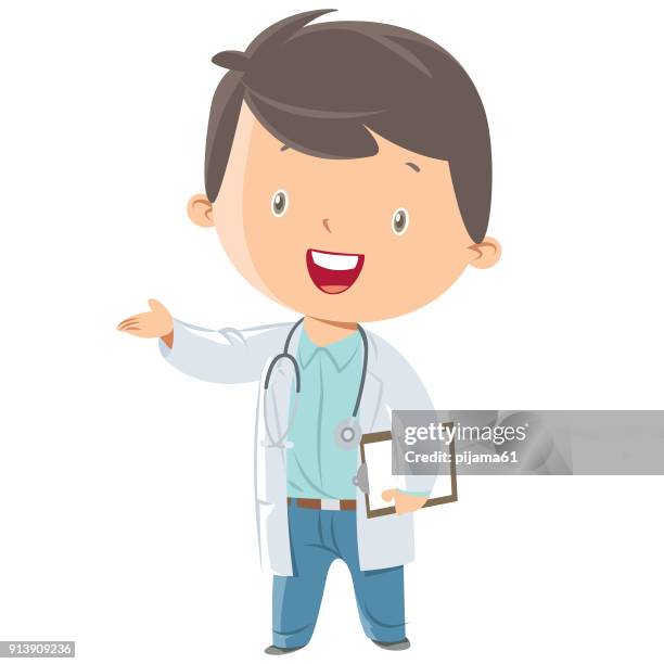 little doctor - apron stock illustrations
