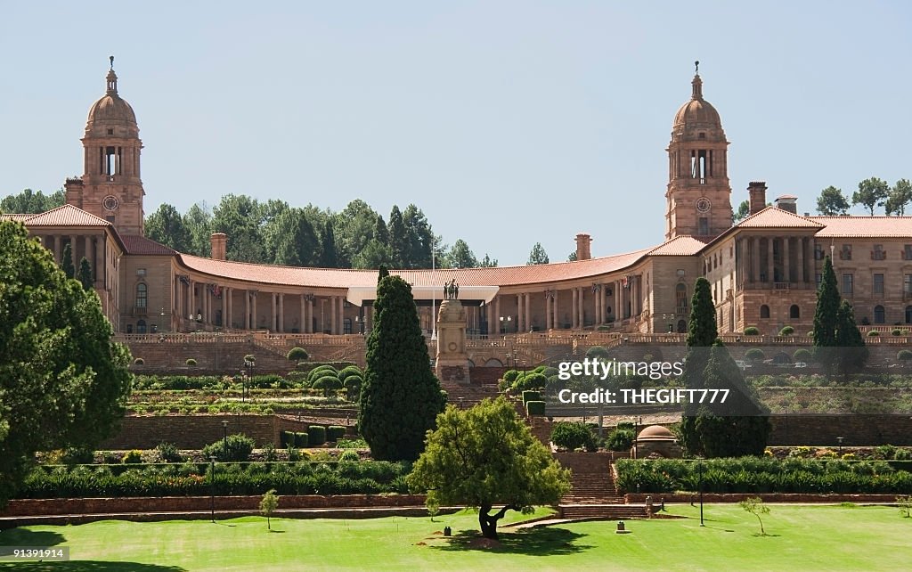 Large union buildings in the heart of South Africa