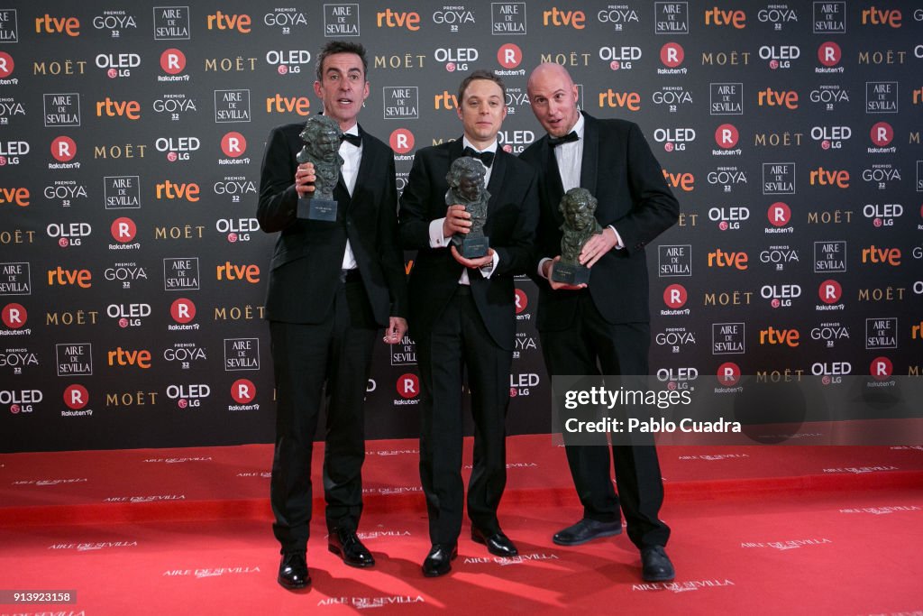 Goya Cinema Awards 2018 - Press Room