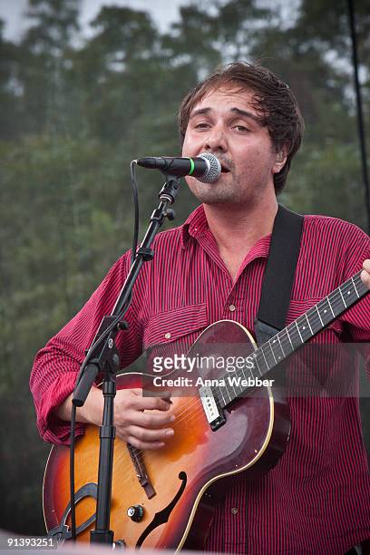 Vocalist and Guitarist Daniel Rossen of Grizzly Bear performs on day 2 of the Austin City Limits Music Festival at Zilker Park on October 3, 2009 in...