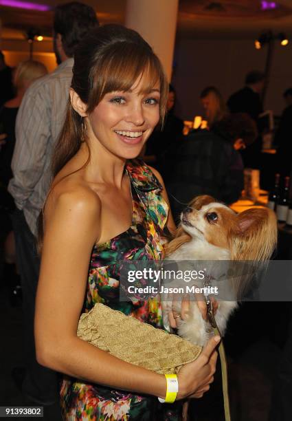 Actress Autumn Reeser at the Best Friends Animal Society's 2009 Lint Roller Party at the Hollywood Palladium on October 3, 2009 in Hollywood,...