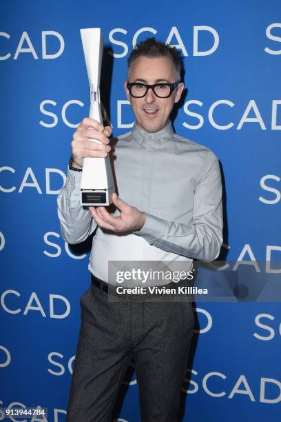 Actor Alan Cumming accepts the Icon Award on Day 3 of the SCAD aTVfest 2018 on February 3, 2018 in Atlanta, Georgia.