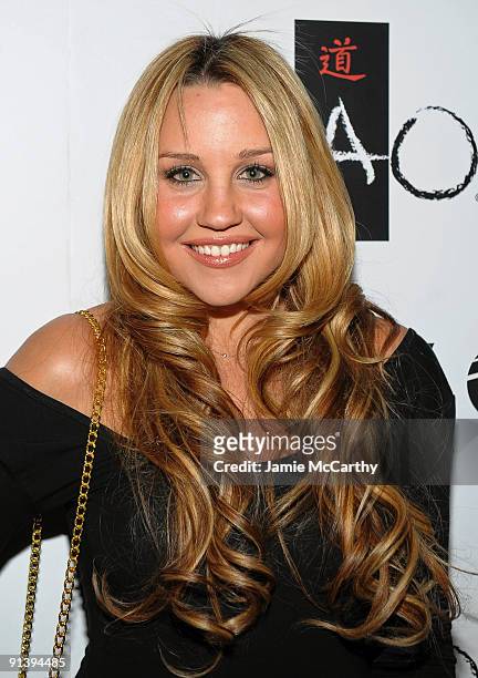 Actress Amanda Bynes attends the TAO and LAVO anniversary weekend held at TAO in the Venetian Resort Hotel Casino on October 3, 2009 in Las Vegas,...