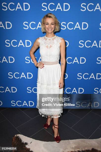 Actor ojana Novakovic attends a screening and Q&A for 'Instinct' on Day 3 of the SCAD aTVfest 2018 on February 3, 2018 in Atlanta, Georgia.