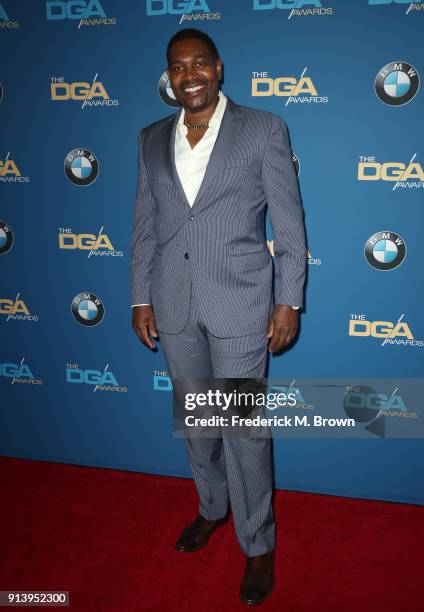 Actor Mykelti Williamson attends the 70th Annual Directors Guild Of America Awards at The Beverly Hilton Hotel on February 3, 2018 in Beverly Hills,...