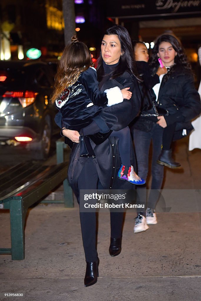 Celebrity Sightings in New York City - February 3, 2018