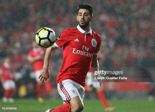 Benfica forward Pizzi from Portugal in action during the Primeira Liga match between SL Benfica and Rio Ave FC at Estadio da Luz on February 3, 2018...