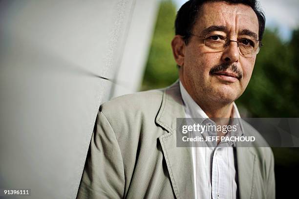 Bechir Ben Barka, the son of Moroccan opposition leader Mehdi Ben Barka abducted in 1965, poses on October 4 in Hericourt, eastern France. Bechir Ben...