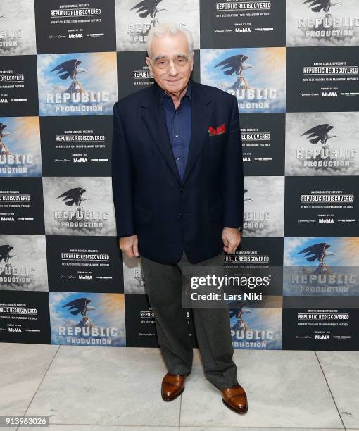 Director Martin Scorsese attends the Republic Rediscovered screening presented by MOMA, the Film Foundation and Paramount at MOMA on February 3, 2018...
