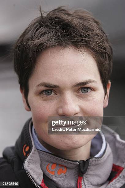 Yachtswoman Dame Ellen MacArthur attends the Boat Show on January 5, 2007 in London, England. The Boat show runs for ten days and has over 1000 boats...