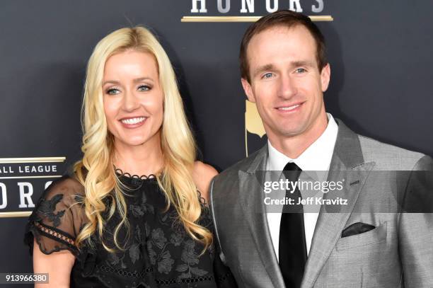 Brittany Brees and NFL Player Drew Brees attends the NFL Honors at University of Minnesota on February 3, 2018 in Minneapolis, Minnesota.