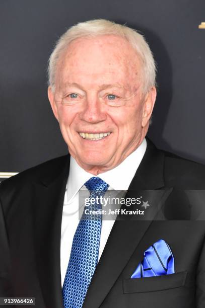 Dallas Cowboys Owner Jerry Jones attends the NFL Honors at University of Minnesota on February 3, 2018 in Minneapolis, Minnesota.