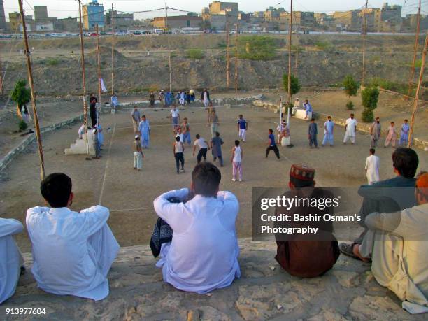 streets of karachi - cricket player silhouette stock pictures, royalty-free photos & images