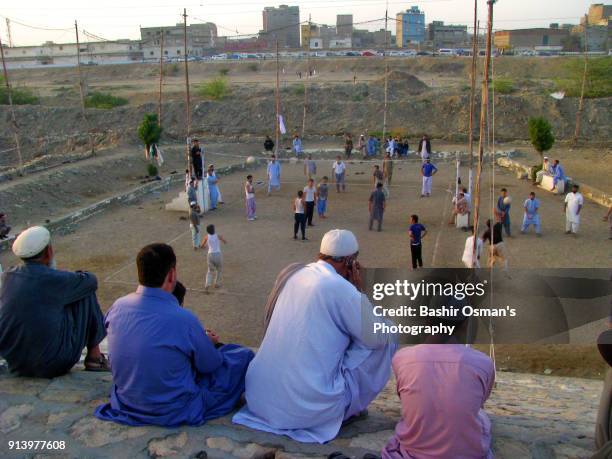 streets of karachi - cricket player silhouette stock pictures, royalty-free photos & images