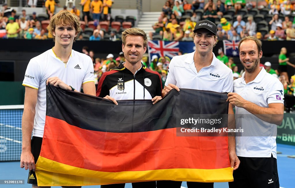 Davis Cup World Group First Round - Australia v Germany