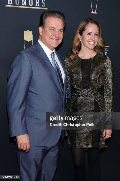 Steve Mariucci and Gayle Wood attend the NFL Honors at University of Minnesota on February 3, 2018 in Minneapolis, Minnesota.