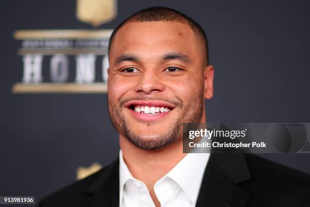 Player Dak Prescott attends the NFL Honors at University of Minnesota on February 3, 2018 in Minneapolis, Minnesota.