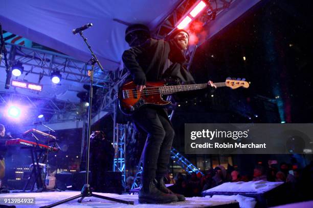 The X Ambassadors perform on the Verizon Up Stage at Super Bowl LIVE presented by Verizon on February 3, 2018 in Minneapolis, Minnesota.