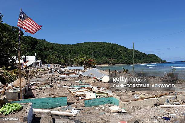2009 Samoa Earthquake And Tsunami Photos and Premium High Res Pictures ...