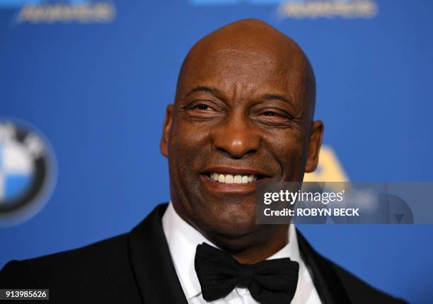 Director John Singleton attends the press room at the 2018 DGA Awards at the Beverly Hilton, on February 3 in Beverly Hills, California. / AFP PHOTO...