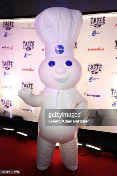Pillsbury Doughboy attends The 27th Annual Party With A Purpose on February 3, 2018 in St Paul, Minnesota.