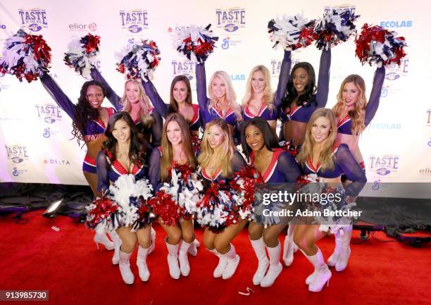 New England Patriots Cheerleaders attend The 27th Annual Party With A Purpose on February 3, 2018 in St Paul, Minnesota.