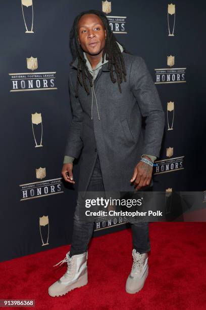 Player DeAndre Hopkins attends the NFL Honors at University of Minnesota on February 3, 2018 in Minneapolis, Minnesota.