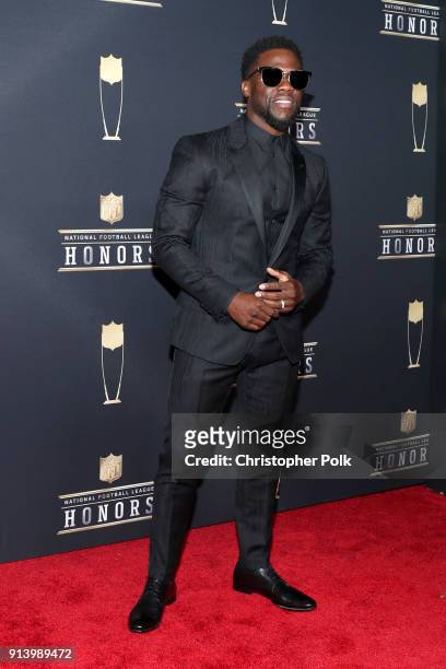 Comedian Kevin Hart attends the NFL Honors at University of Minnesota on February 3, 2018 in Minneapolis, Minnesota.