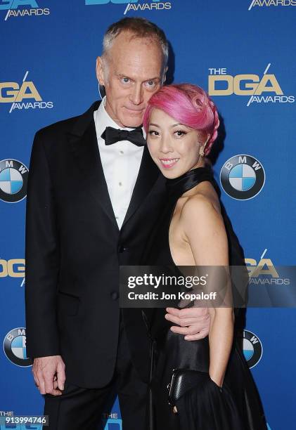 Director Alan Taylor and guest attend the 70th Annual Directors Guild Of America Awards at The Beverly Hilton Hotel on February 3, 2018 in Beverly...