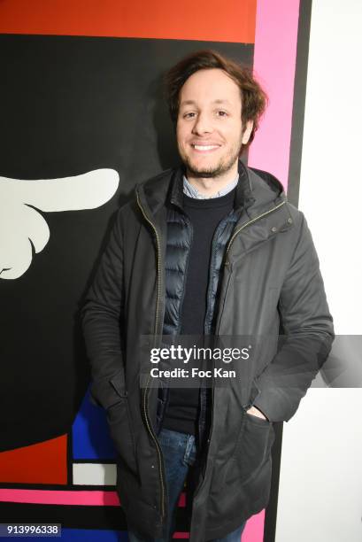 Singers ianney attends "I Want - The Empire of Collaborations" Jean Charles de Castelbajac Exhibition Preview at Galerie Magda Danysz on February 3,...