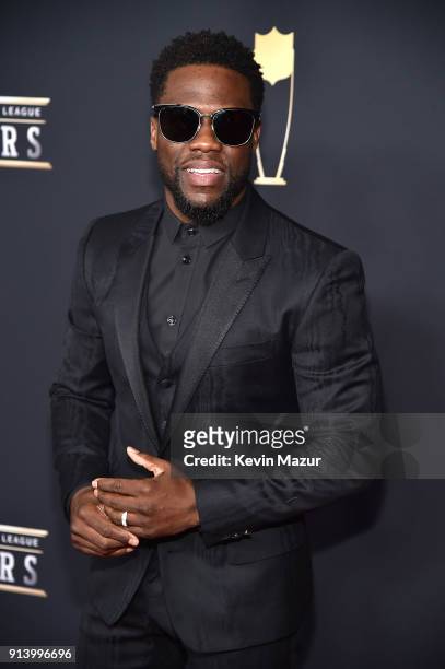 Comedian Kevin Hart attends the NFL Honors at University of Minnesota on February 3, 2018 in Minneapolis, Minnesota.