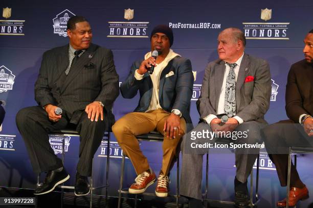 Robert Brazile, Brian Dawkins and Jerry Kramer selected to the Pro Football Hall of Fame at NFL Honors during Super Bowl LII week on February 3 at...