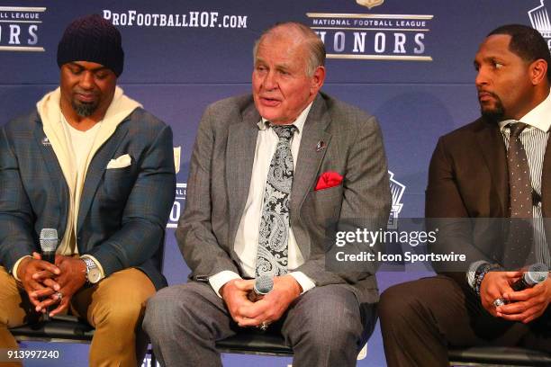 Jerry Kramer selected to the Pro Football Hall of Fame at NFL Honors during Super Bowl LII week on February 3 at Northrop at the University of...