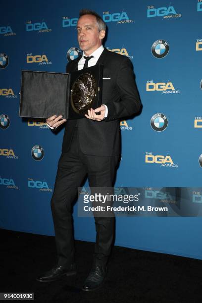 Director Jean-Marc Vallee, winner of the award for Outstanding Directorial Achievement in Movies for Television and Mini-Series for 'Big Little...