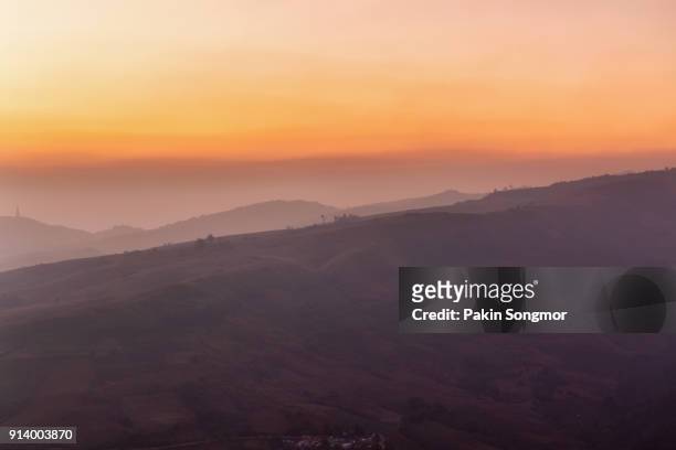 mountain landscape - phitsanulok province stock pictures, royalty-free photos & images