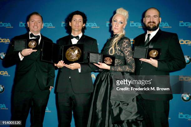 Director Brian Smith , winner of the award for Outstanding Directorial Achievement in Reality Programs for 'Master Chef' episode 'Vegas Deluxe &...