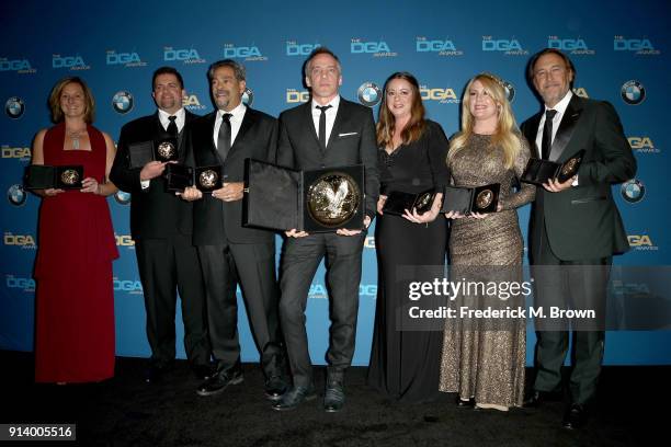 Director Jean-Marc Vallee , winner of the award for Outsanding Directorial Achievement in Made for Television and Mini-Series for 'Big Little Lies,'...