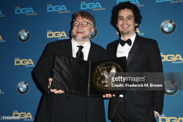 Director Guillermo del Toro, winner of the award for Outstanding Directorial Achievement in Feature Film for 'The Shape of Water', and director...