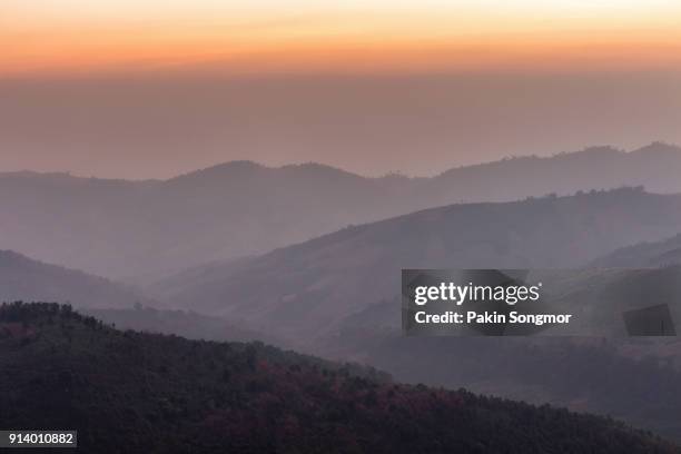 mountain landscape - phitsanulok province stock pictures, royalty-free photos & images