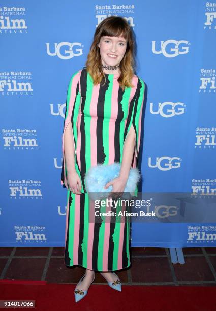 Actress Jaclyn Bethany at the Virtuosos Award Presented By UGG during The 33rd Santa Barbara International Film Festival at Arlington Theatre on...