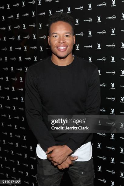 Marvin Jones Jr. Attends Playboys Big Game Weekend Party presented by Talent Resources Sports on February 3, 2018 in Minneapolis, Minnesota.