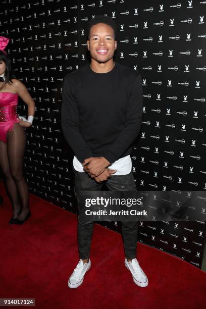 Marvin Jones Jr. Attends Playboys Big Game Weekend Party presented by Talent Resources Sports on February 3, 2018 in Minneapolis, Minnesota.