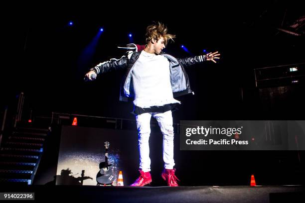 Matteo Markus Bok live at Mediolanum Forum in Milano as supporter of Soy Luna Live. Bok has been competitor for The Voice Kids Germany 2016 and...