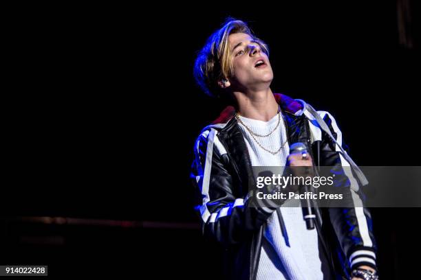 Matteo Markus Bok live at Mediolanum Forum in Milano as supporter of Soy Luna Live. Bok has been competitor for The Voice Kids Germany 2016 and...