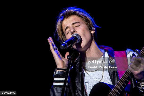 Matteo Markus Bok live at Mediolanum Forum in Milano as supporter of Soy Luna Live. Bok has been competitor for The Voice Kids Germany 2016 and...