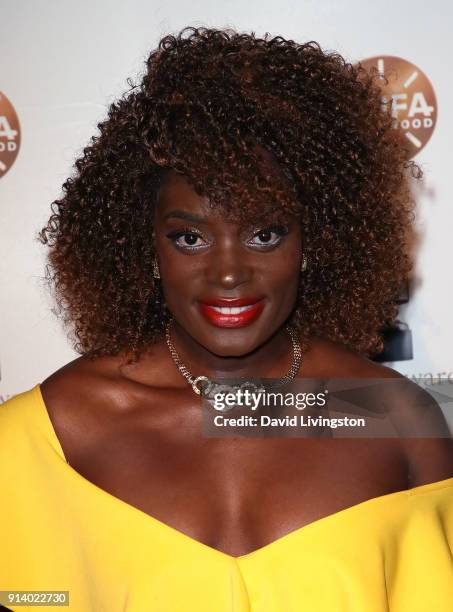 Actress Nimi Adokiye attends the 45th Annual Annie Awards at Royce Hall on February 3, 2018 in Los Angeles, California.