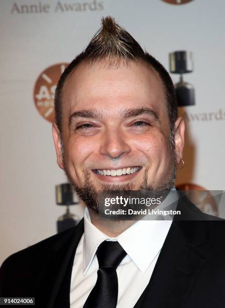 Actor Daniel Ross attends the 45th Annual Annie Awards at Royce Hall on February 3, 2018 in Los Angeles, California.