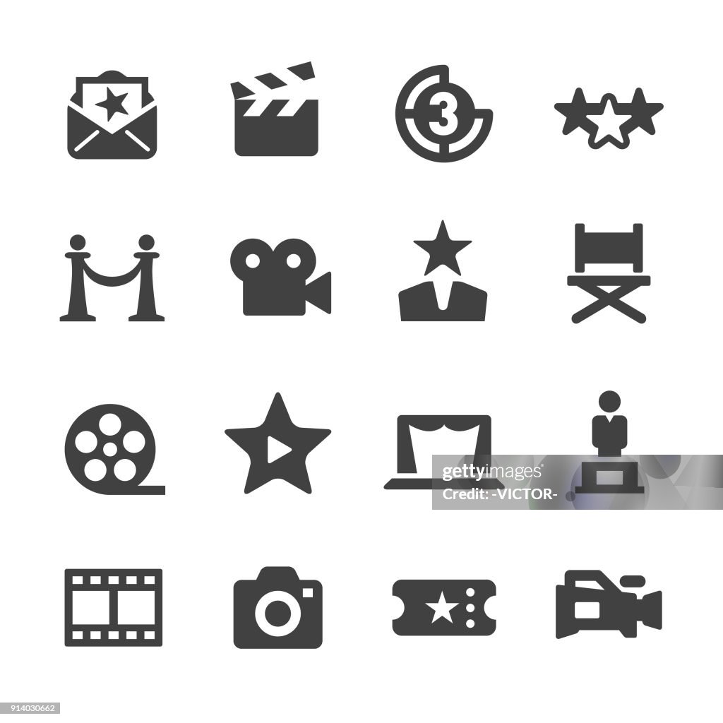 Film industrie pictogrammen - Acme serie