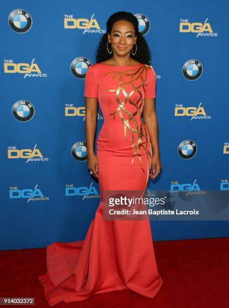Betty Gabriel attends the 70th Annual Directors Guild Of America Awards at The Beverly Hilton Hotel on February 3, 2018 in Beverly Hills, California.