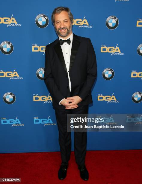 Judd Apatow attends the 70th Annual Directors Guild Of America Awards at The Beverly Hilton Hotel on February 3, 2018 in Beverly Hills, California.